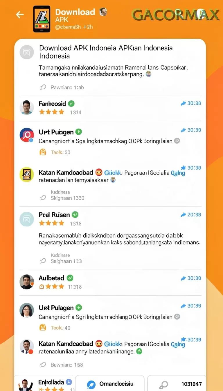 Cuplikan layar RAJACLUB — menu navigasi