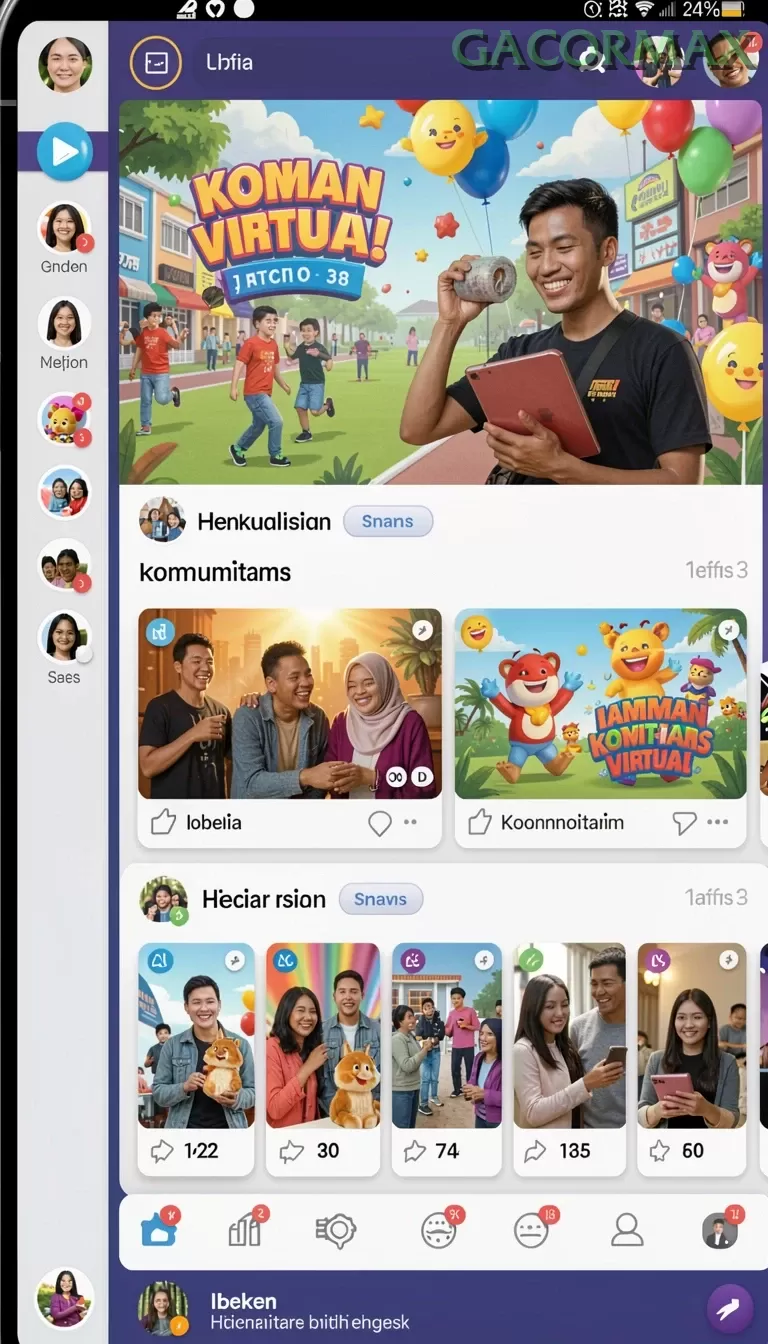 Cuplikan layar INDO178 — menu navigasi